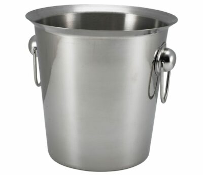 S/St.Wine Bucket With Ring Handles
