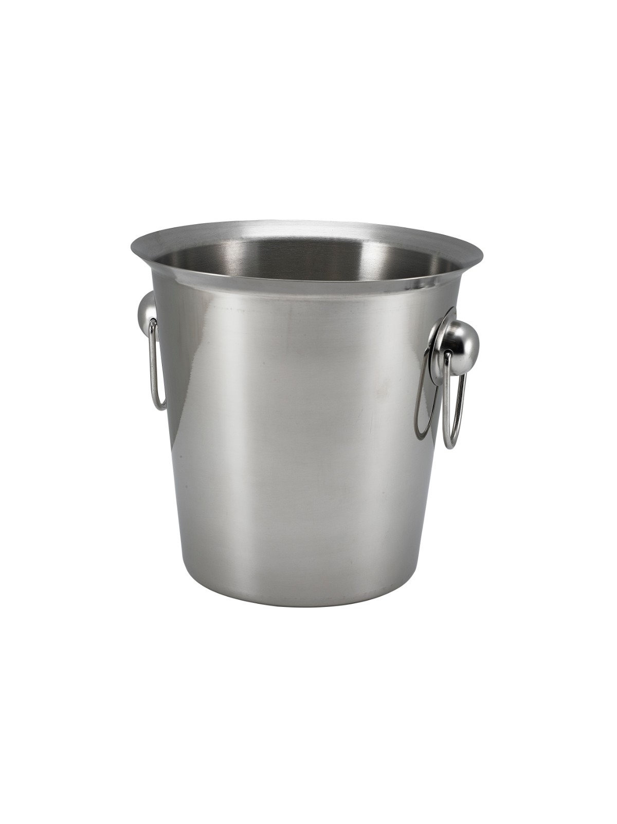 S/St.Wine Bucket With Ring Handles Glassjacks