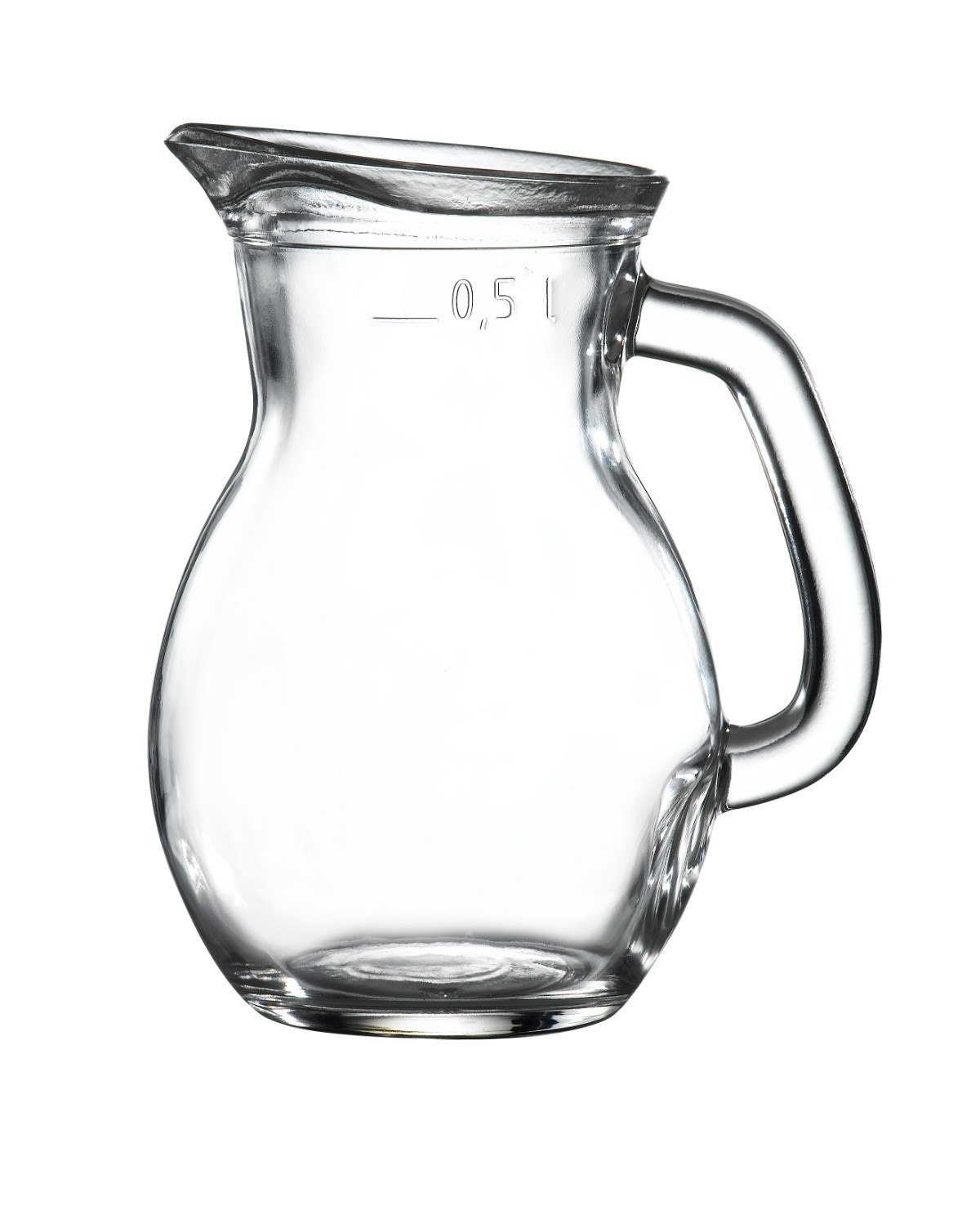 Classic Glass Jug 0.5L  17.5oz - Glassjacks