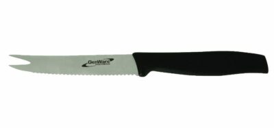 Genware 4" Bar Serrated Knife with Fork End