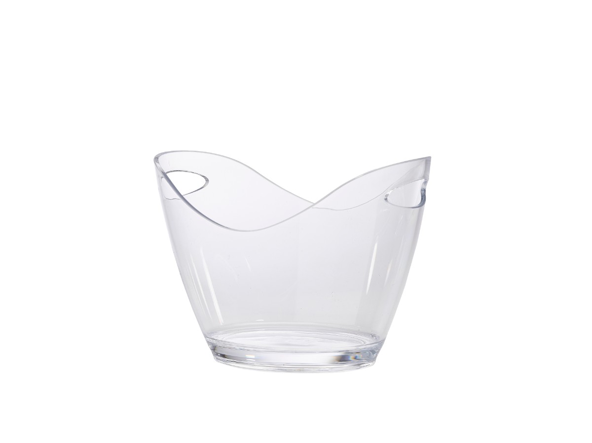 Clear Plastic Champagne/Wine Bucket Small Glassjacks