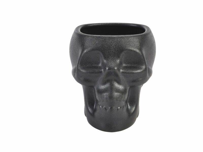 Cast Iron Effect Tiki Skull Mug 80cl/28.15oz
