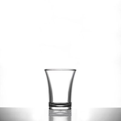 Clear Plastic Shot Glasses 25ml