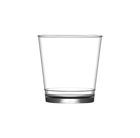 Plastic Polycarbonate 9oz Rocks Glasses, Stackable Glassjacks Ltd