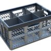 Folding Crate - Glassware Box - 6 cells