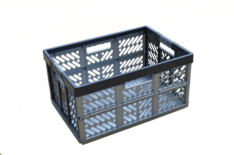 1. Folding Crate - Glassware Box - 6 cells - ref. 245-6-FC