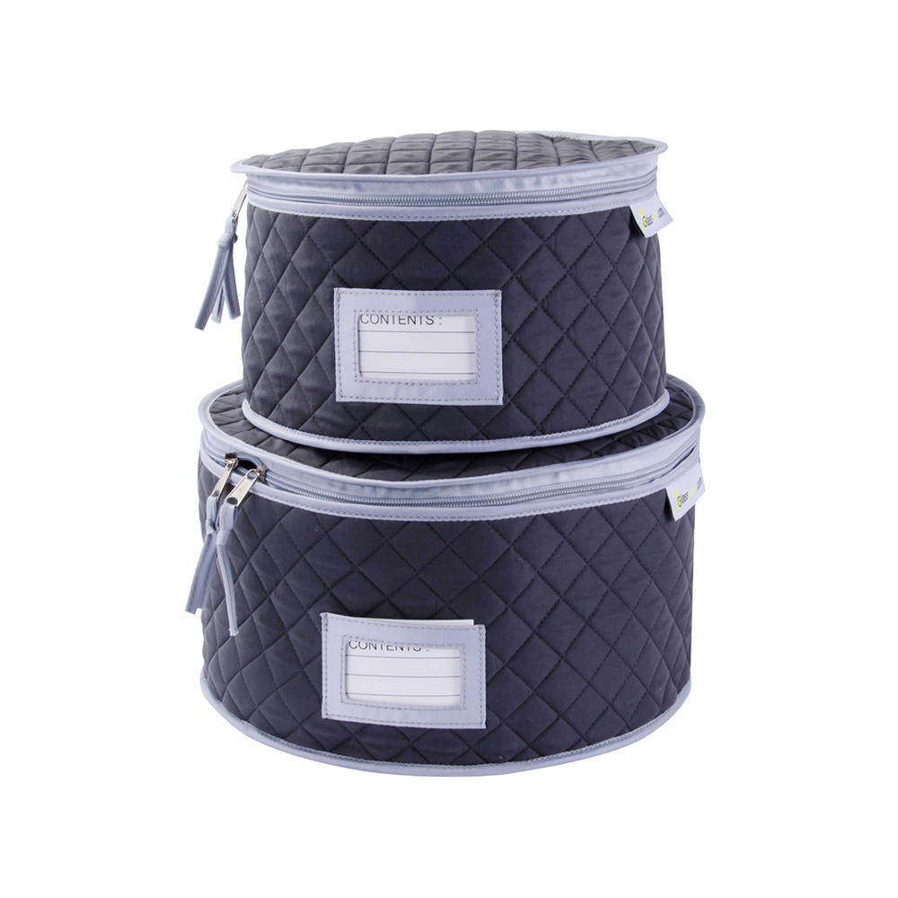 Quilted Plate Storage Case Set of Two for sale Glassjacks Ltd