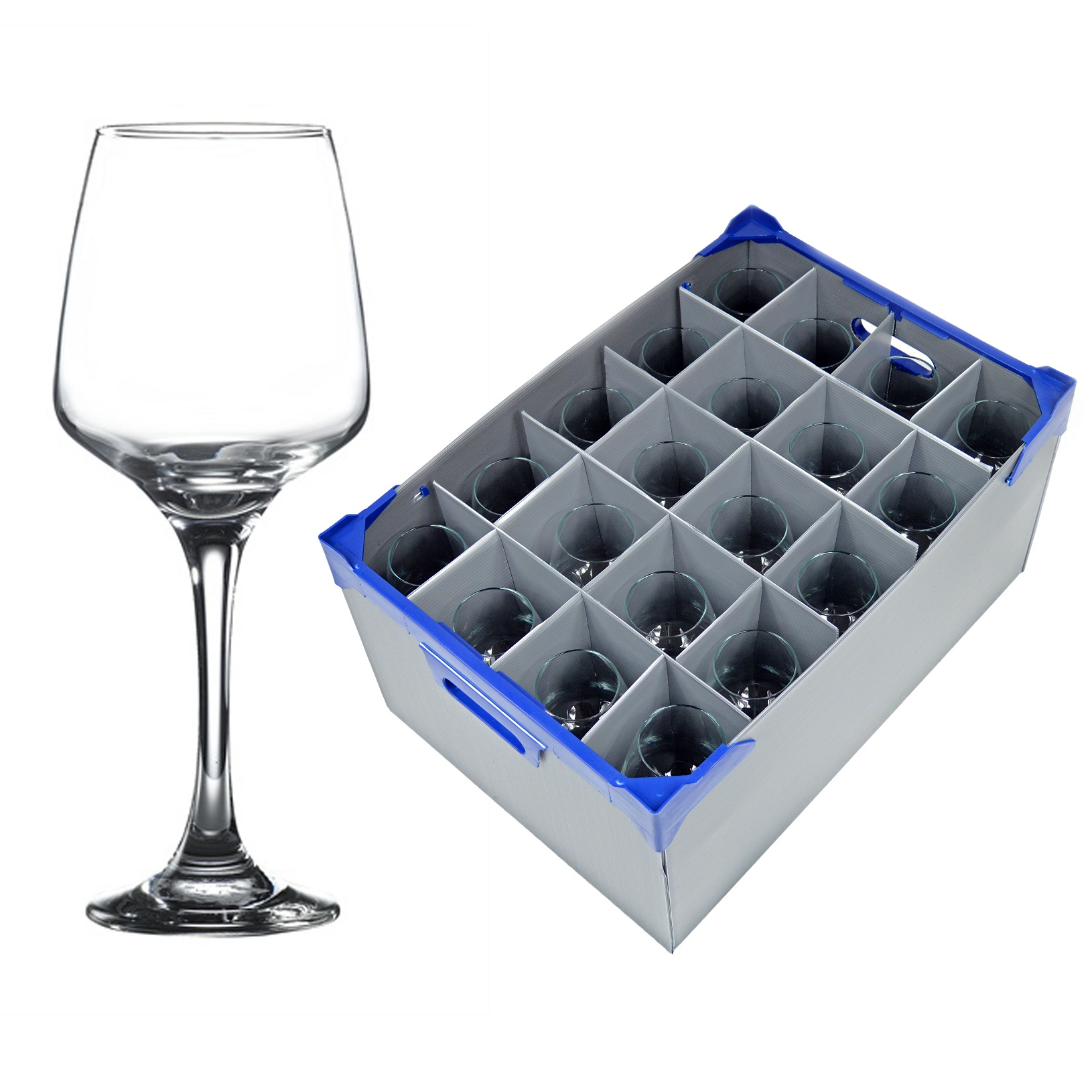 Lal Wine Glasses And Storage Box Large 14oz Glassjacks