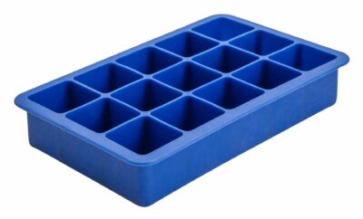 Beaumont 15 Cavity Silicone Ice Cube Mould 1.25″ Square (Blue)