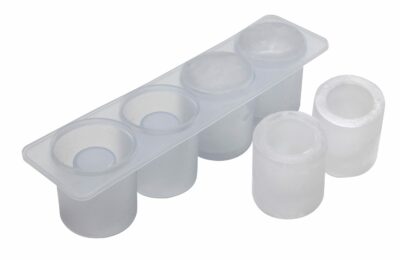 Beaumont 4 Cavity Silicone Shot Glass Mould (Clear)