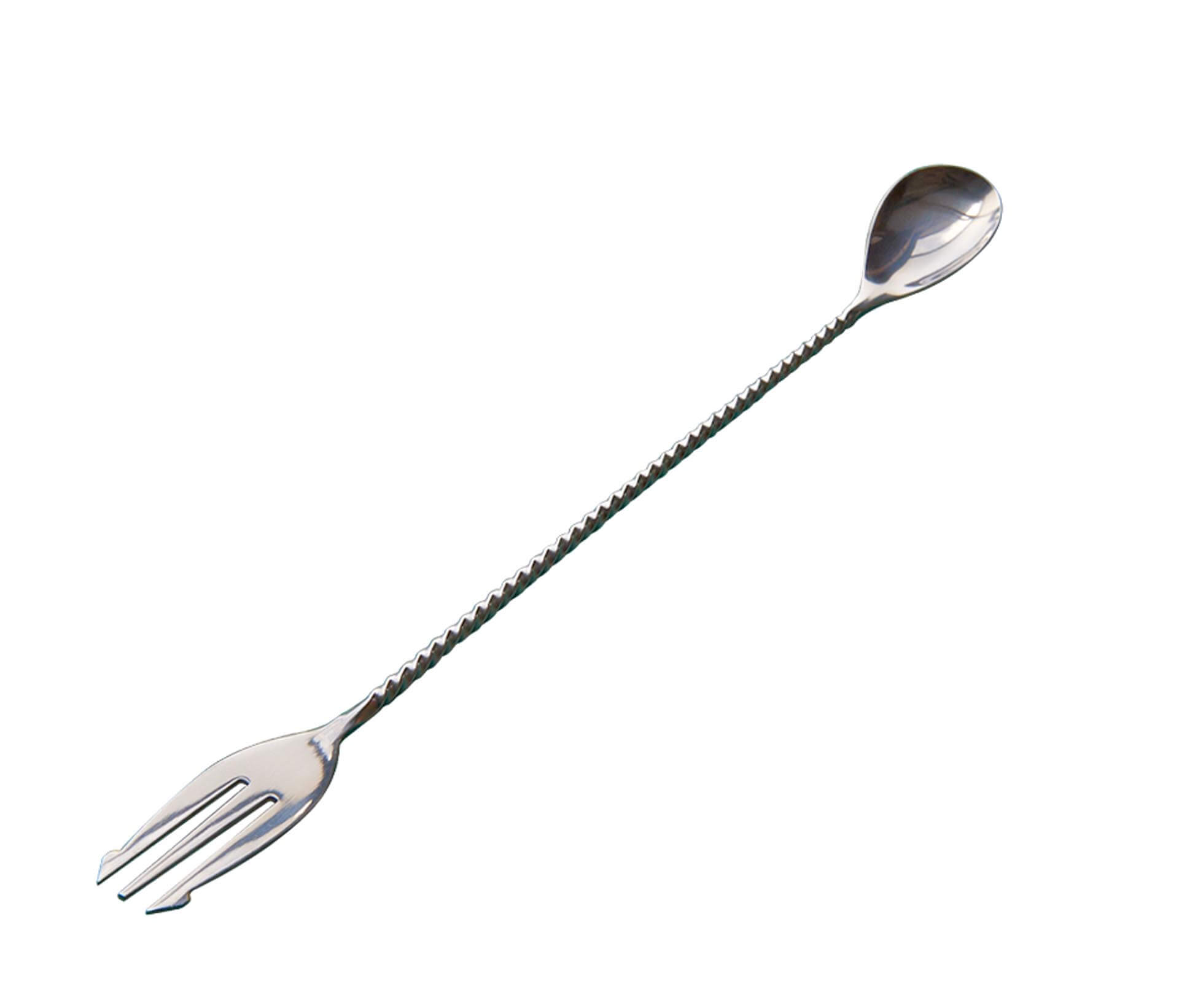 Beaumont Mezclar Cocktail Spoon with Fork 300mm Glassjacks