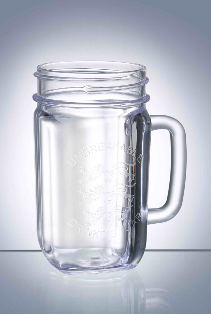 Plastic Reusable Drinks Jar