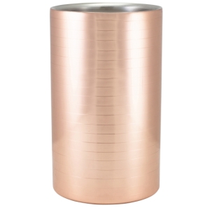 GenWare Ribbed Copper Plated Wine Cooler