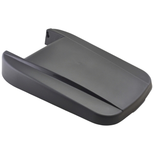 Black Closed Lid For Grey Recycling Bin 85L