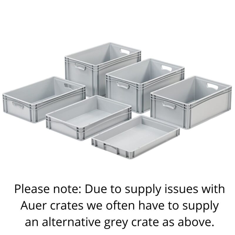 Auer crates - alternative grey crate