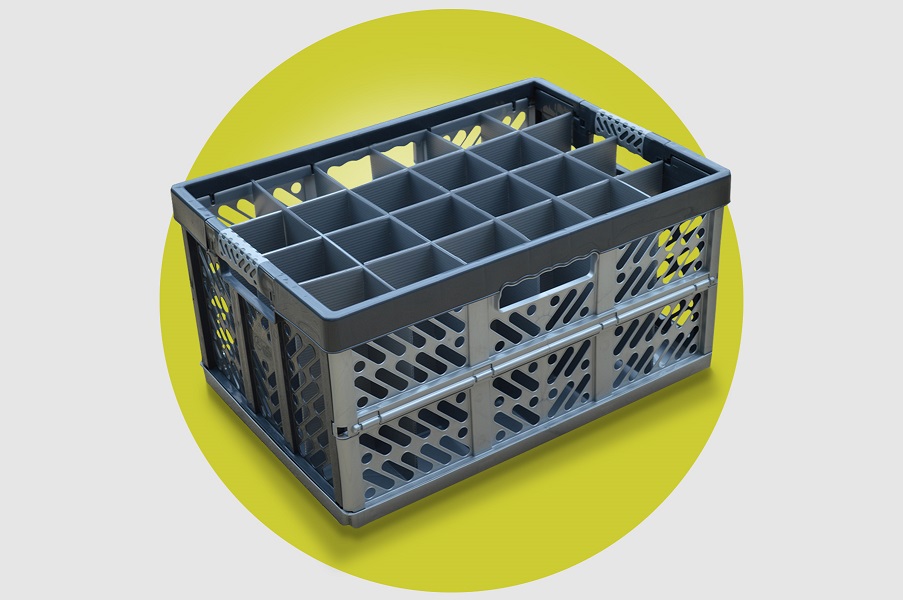 image for Folding Crate Glassware Storage