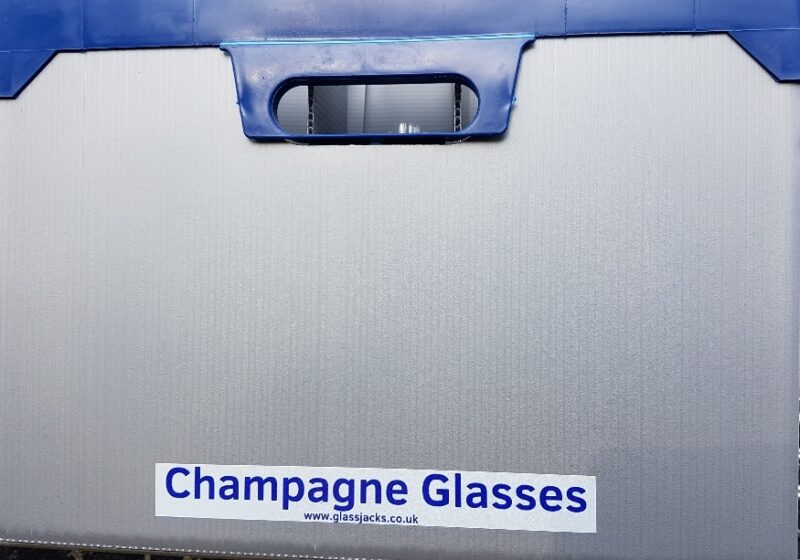 Glass Type Stickers - Champagne Glasses
