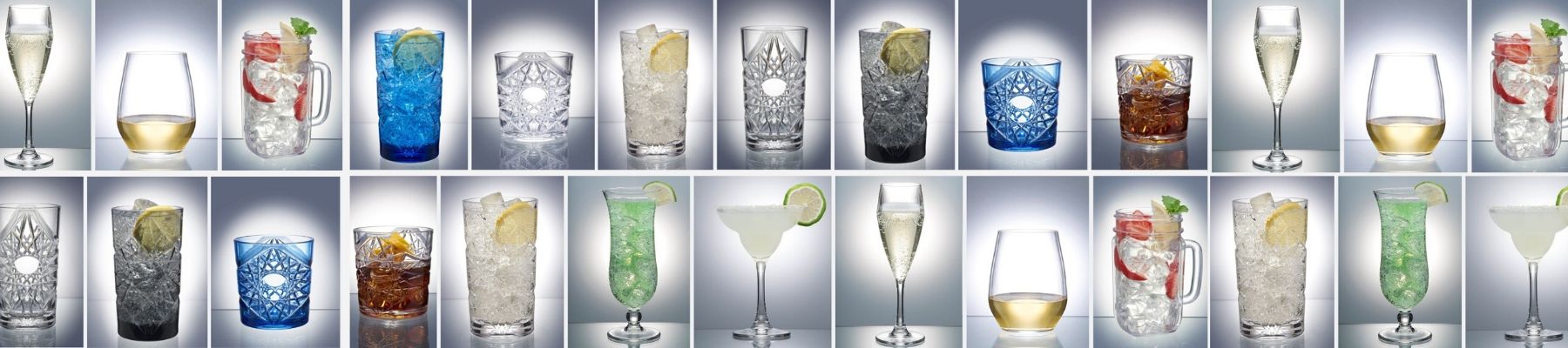 plastic cocktail glasses  - Glassjacks