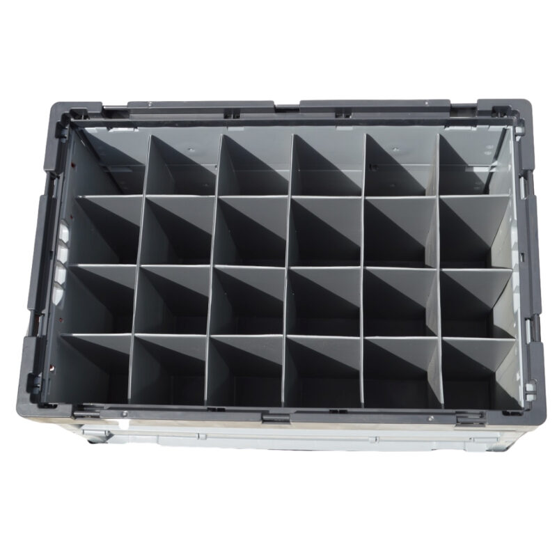 Folding Glass Storage Crate