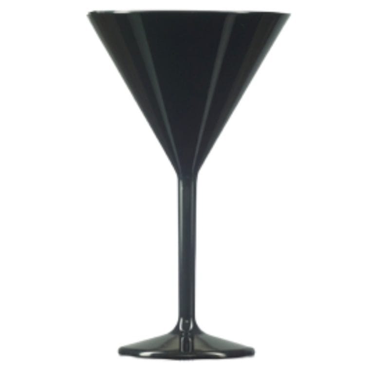 4 Bicchieri Da Martini In Policarbonato – Infrangibili E Lavabili In Lavastoviglie 7 Once - 3