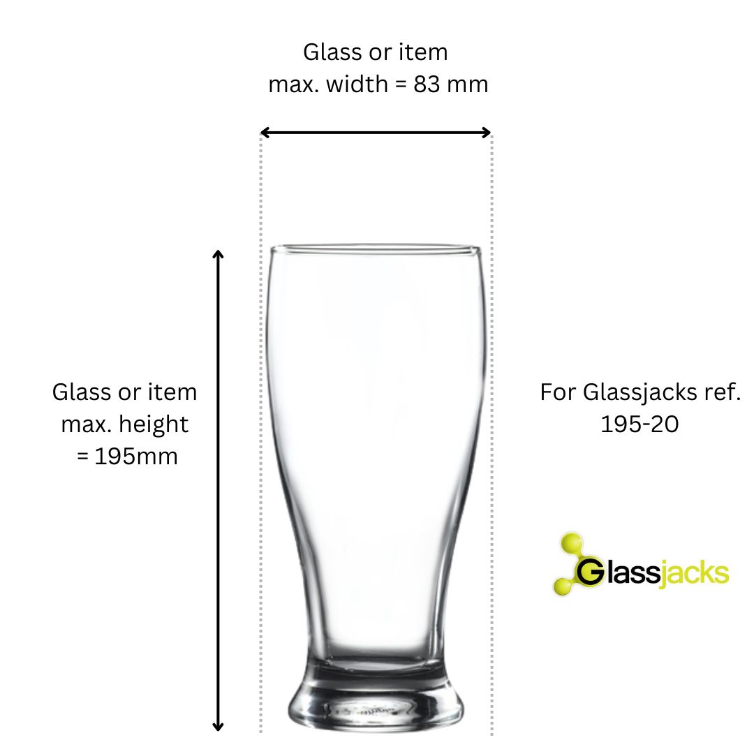 Glass Measurements - Glassjacks - 195-20