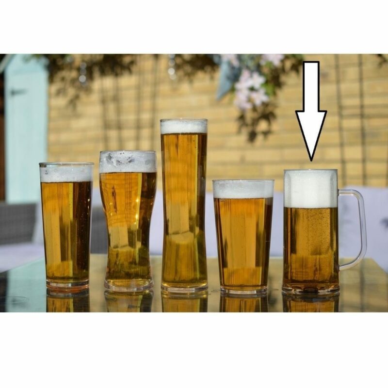 Plastic Beer Glasses - Bavarian Pint II