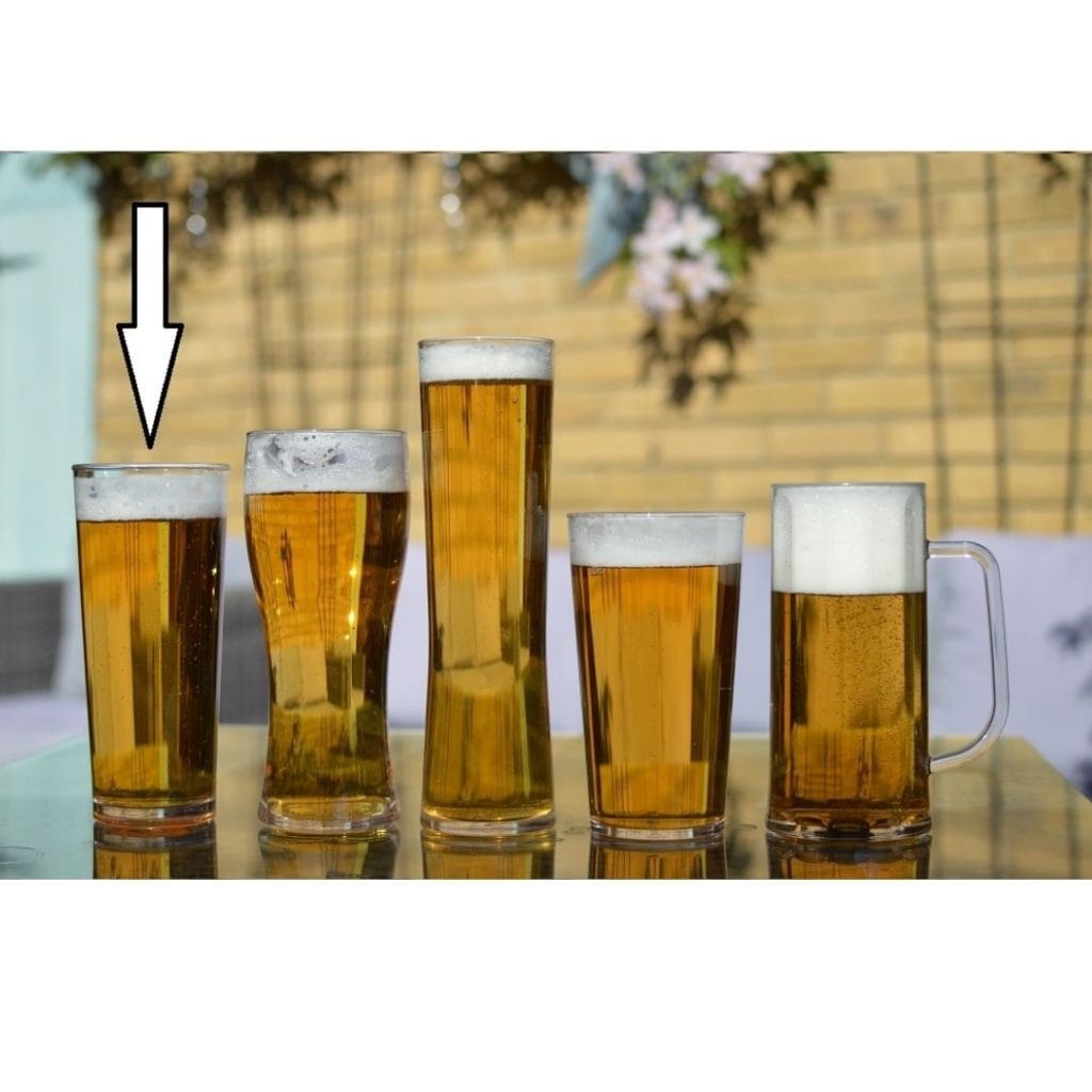 Plastic Pint Glasses Reusable 20OZ Beer Glasses Glassjacks