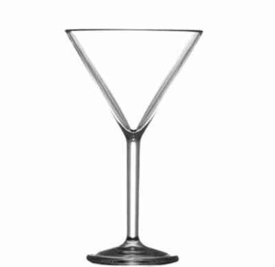 Plastic Martini Glass 7oz