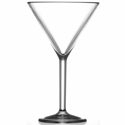 Plastic Martini Glasses - BBP - Unbreakable