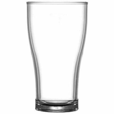 Elite Viking Pint Beer Plastic Glasses - Nucleated 20oz CE
