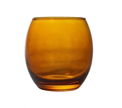 Amber Empire Rocks Tumblers 13.5oz / 40.5cl, Pack of 6