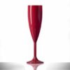 Red Plastic Champagne Flutes | Glassjacks