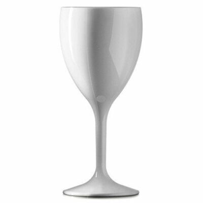 White Plastic Wine Glasses | Glassjacks