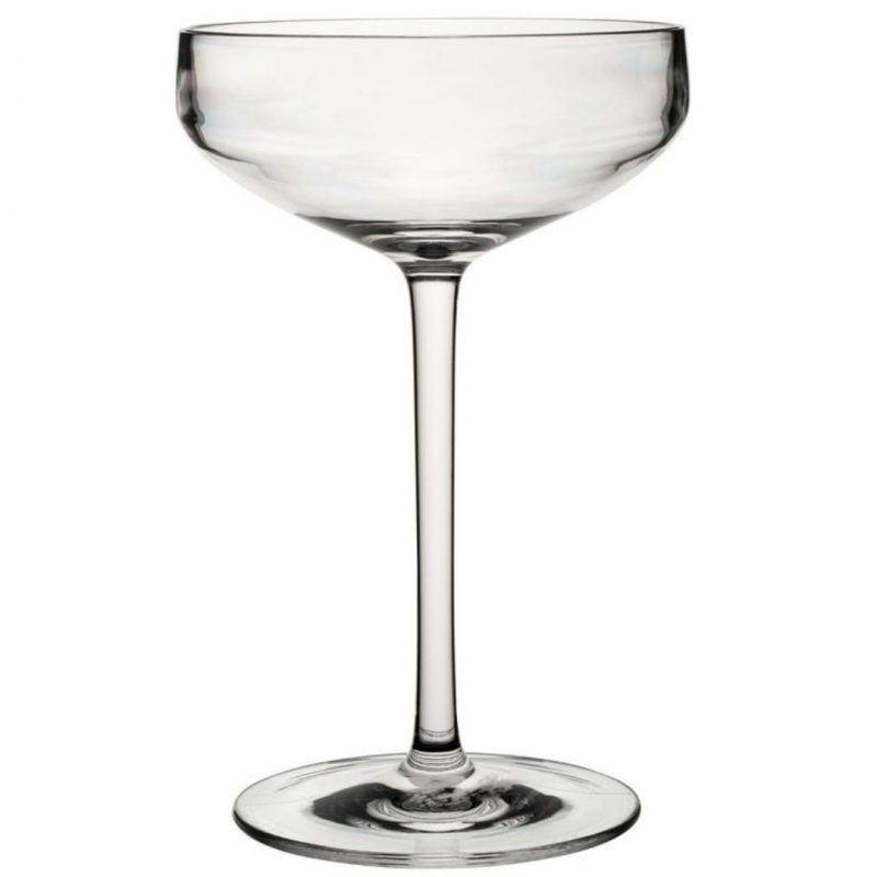 Eden Coupe Plastic Cocktail Glasses by Utopia 10oz
