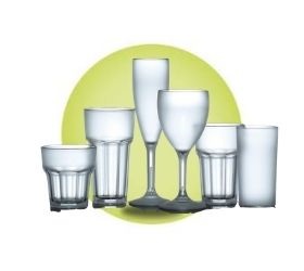 image for Frosted Plastic Glasses