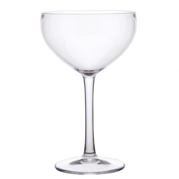 Bellini Coupe, Champagne plastic glass from Glassjacks