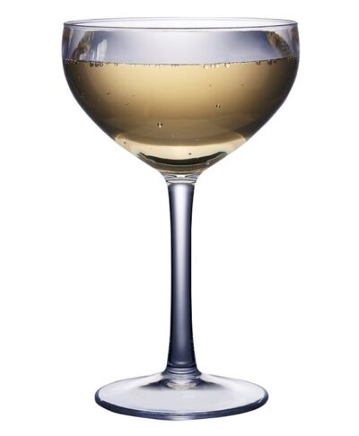 Bellini Coupe, Champagne plastic glass from Glassjacks II