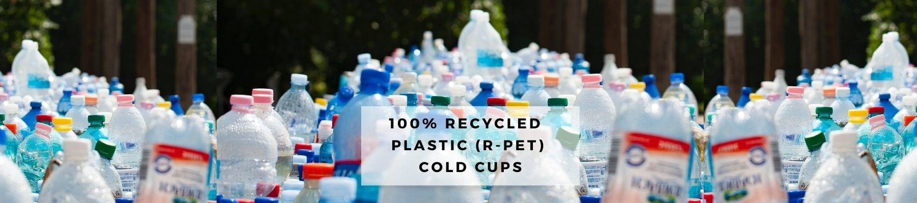 100% Recycled Plastic Glasses - PET (r-Pet) Cold Plastic Cups