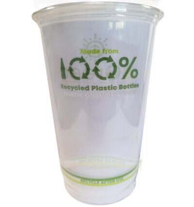 Plastic Recycled Beer Pint Glasses 20oz - Printed - Eco II