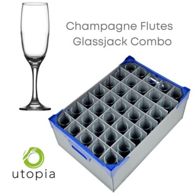 Box of 6 Crystal Utopia Reserva Bar Toughened Wine Glass 35cl 12.3oz 