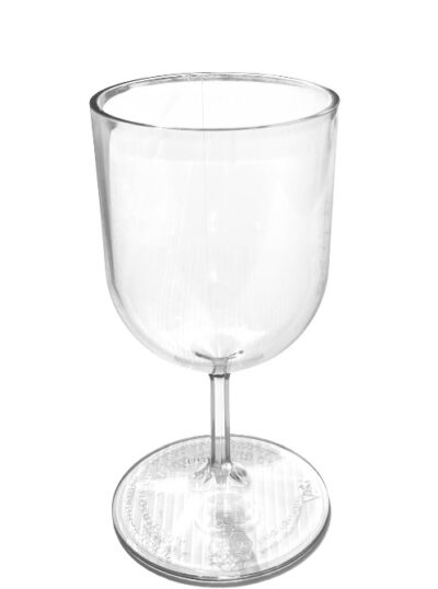 Budget Small Plastic Goblet Wine Glass 7oz