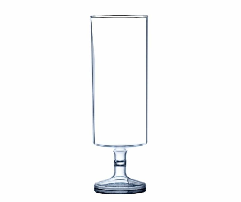 3. Stacking Budget Champagne Polycarbonate Flutes Clear
