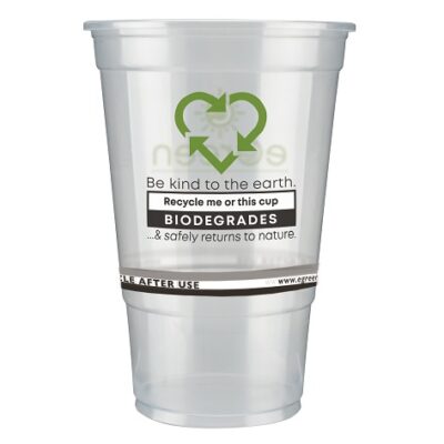 Biodegradable and Recyclable Plastic Beer Pint Cold Cup