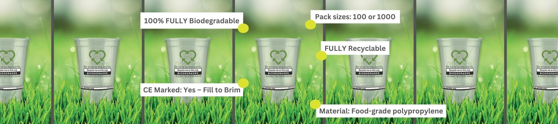 Biodegradable Cups Glasses - Glassjacks