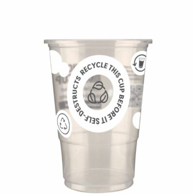 BioSelf - Half pint Plastic Cup - Self Destruct - Glassjacks