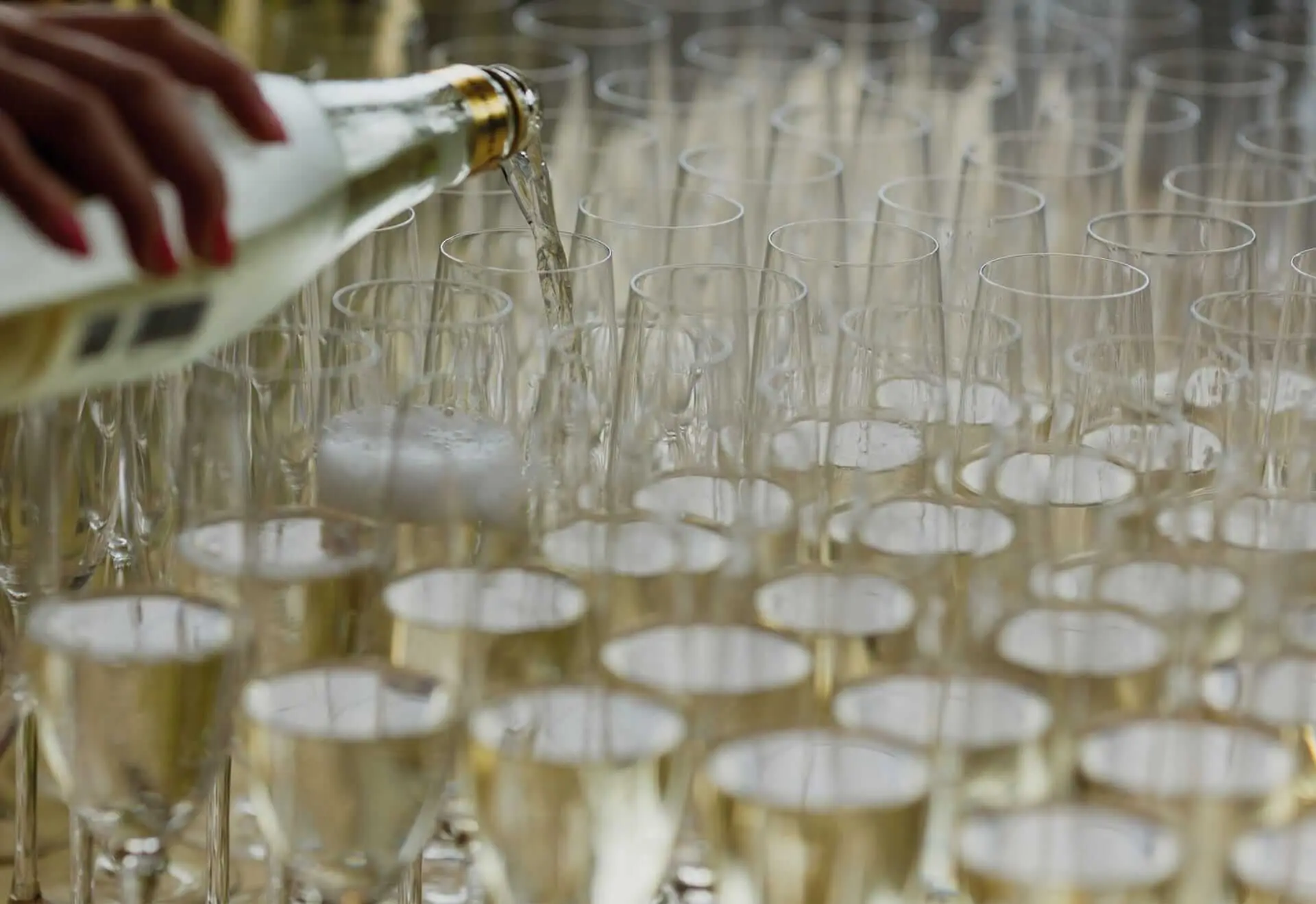 Plastic Champagne Flutes