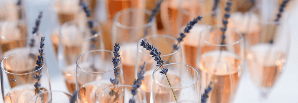 Champagne Flutes With Decoratives