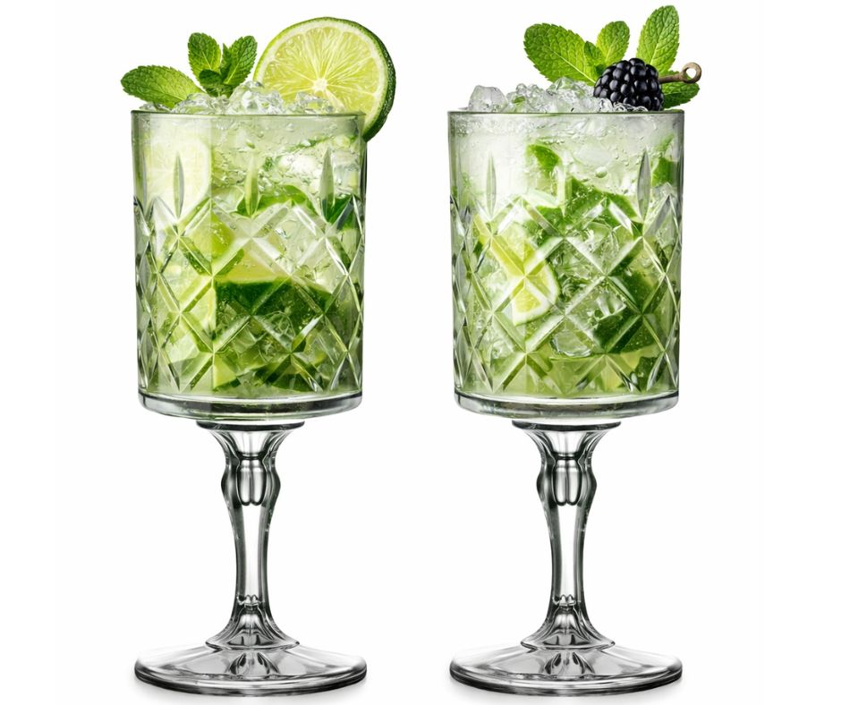Plastic Kristal Wine Glasses mojito - Glassjacks