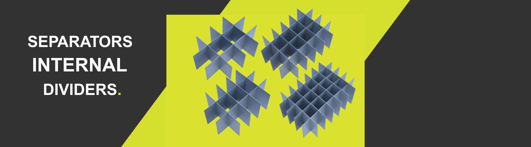 Box Internal Divider Sets - Separators, Compartments, Organisers from Glassjacks