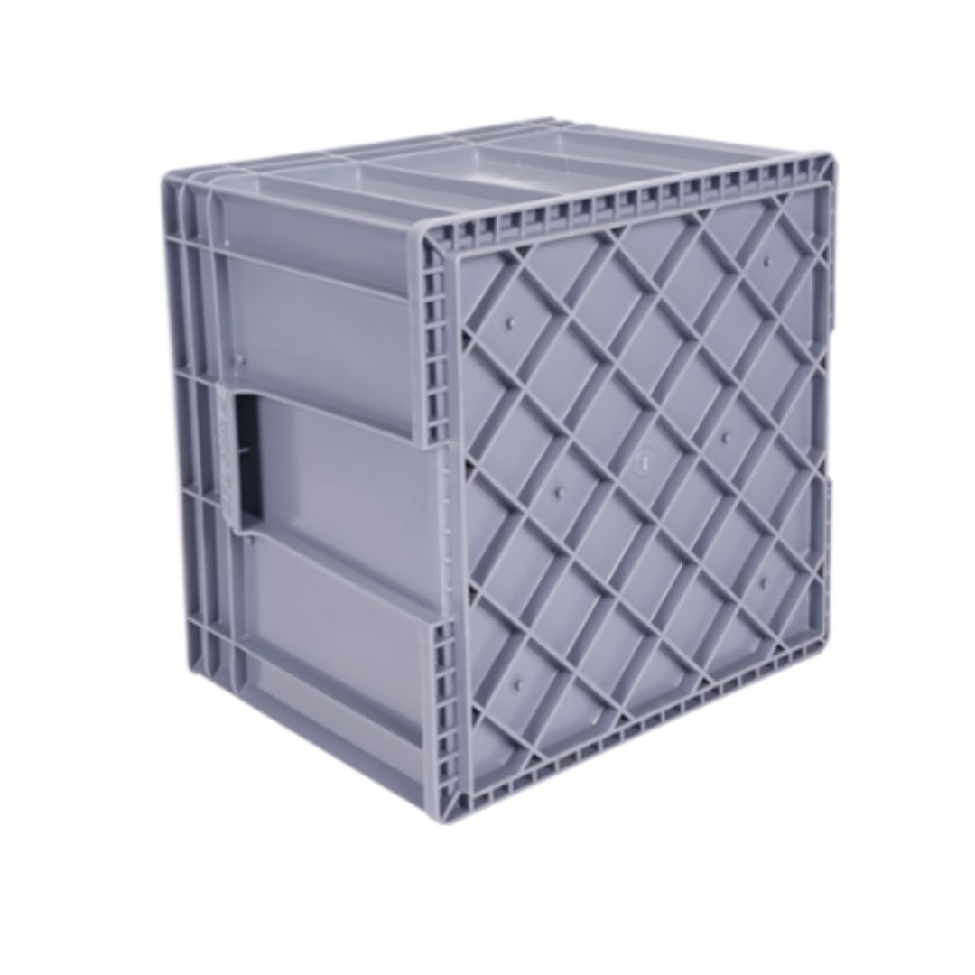 Catering Plate Storage Box – Secure Crates for Crockery Transport - Large